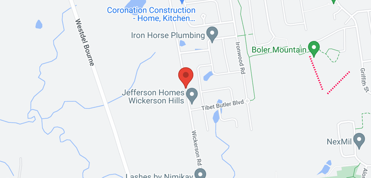 map of 2374 WICKERSON ROAD